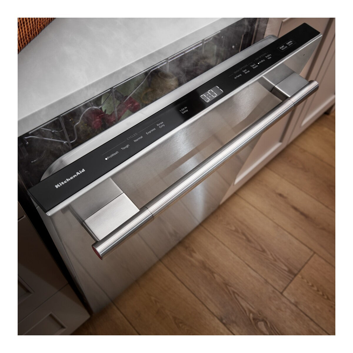 KitchenAid® Third Level Utensil Rack Dishwasher with 30+ Total Wash Jets in PrintShield Finish 47 dBA