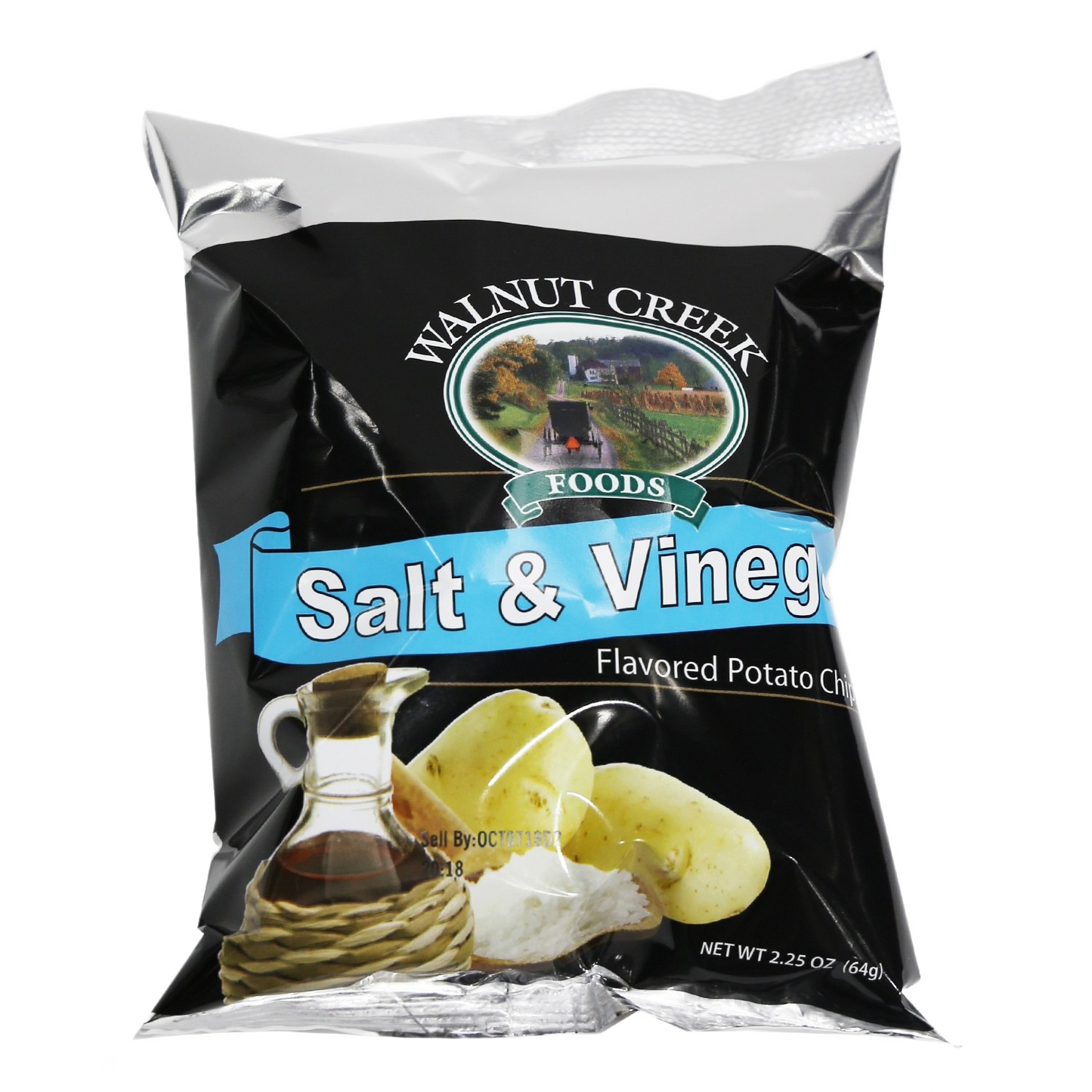 Bag of Walnut Creek salt and vinegar flavored potato chips from Chips & Snacks collection under $50
