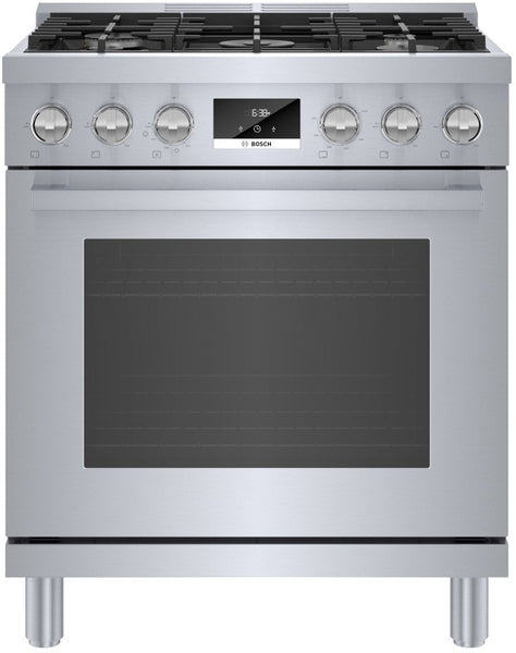 800 Series, Dual Fuel Freestanding Range, 30'', Stainless Steel