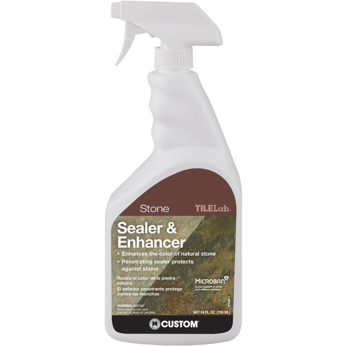 Spray bottle of stone sealer and enhancer for flooring and grout care in home improvement under $100 tools and materials