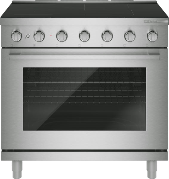 500 Series, Induction freestanding range, 36'', Stainless Steel