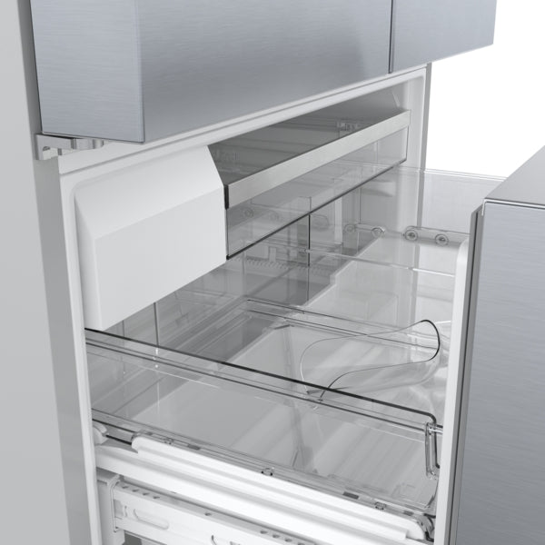 800 Series, French Door Bottom Mount Refrigerator, 36'', Stainless Steel