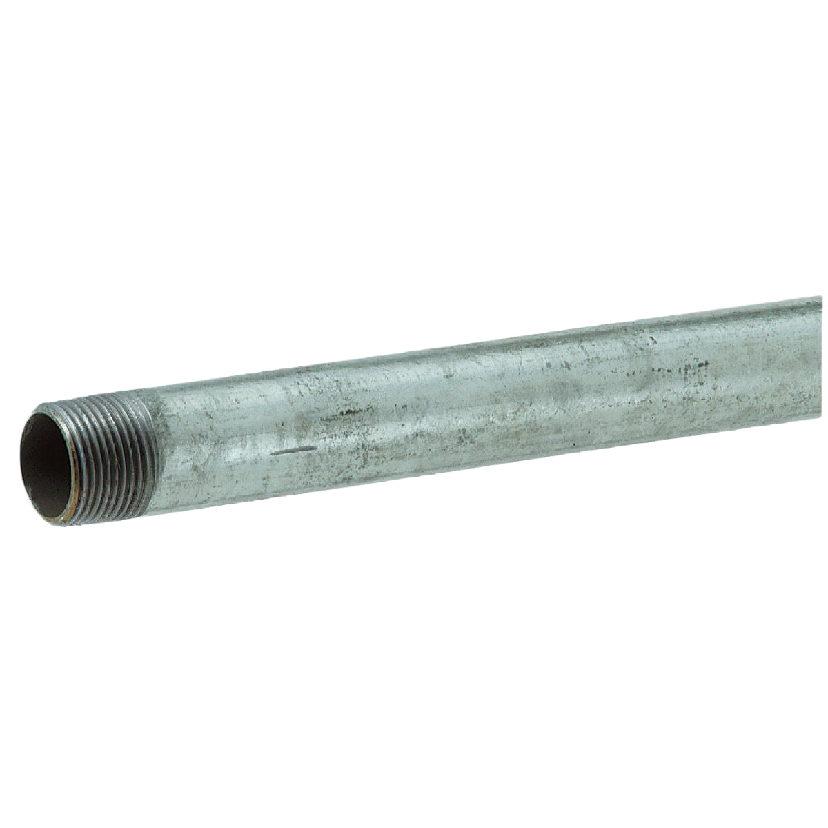 Galvanized carbon steel pipe with male threaded end for plumbing in pipes and fittings collection under $50