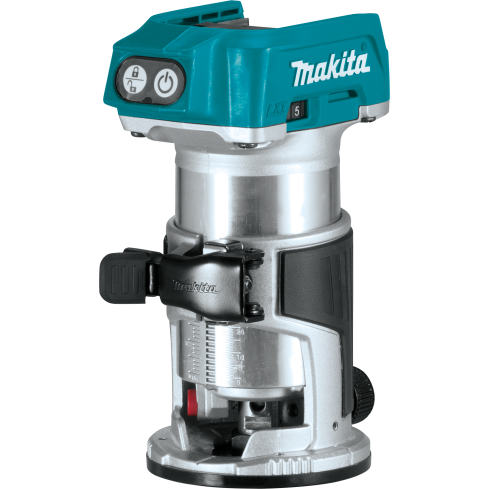Compact cordless handheld router with ergonomic grip and adjustable depth settings for precision woodworking tasks