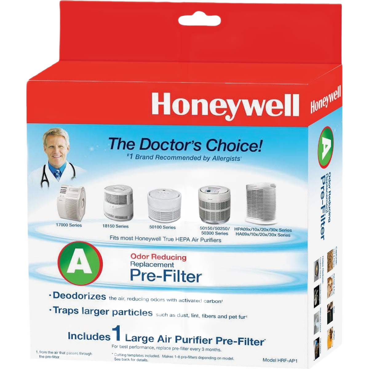 Honeywell Universal Air Purifier Carbon Filter, 8.33 in.