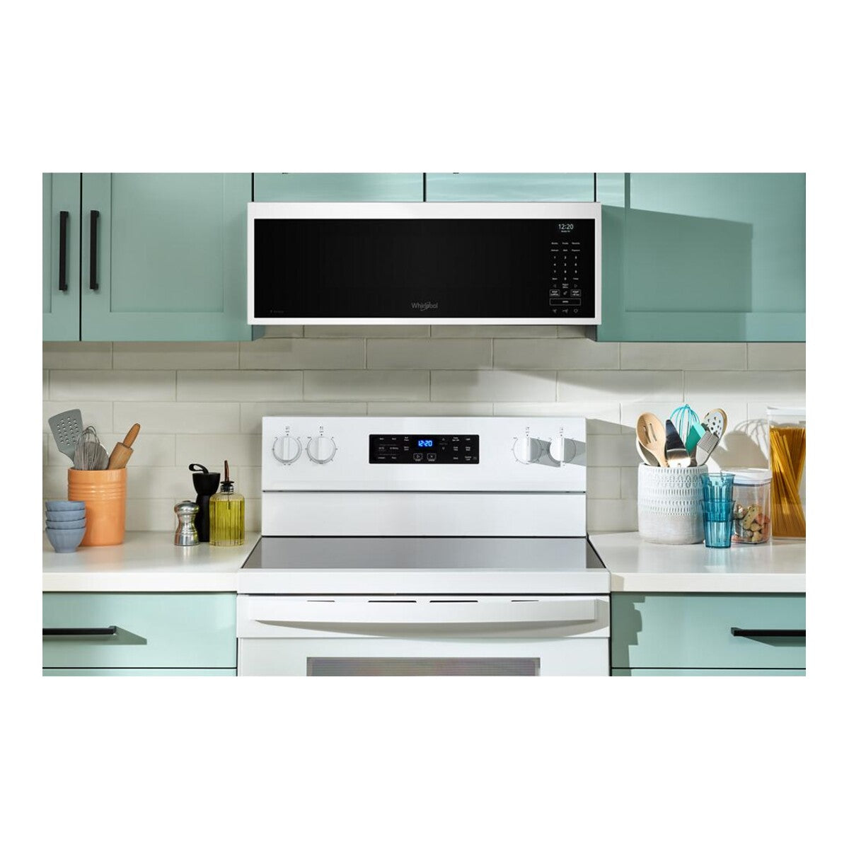 1.1 cu. ft. Smart Low Profile Microwave Hood Combination with 450 CRM 4-Speed Venting