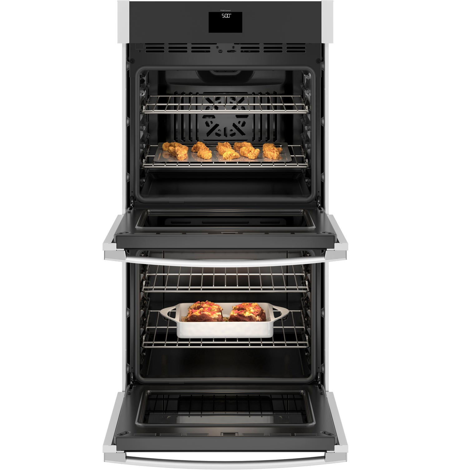 GE® 27" Smart Built-In Convection Double Wall Oven with No Preheat Air Fry