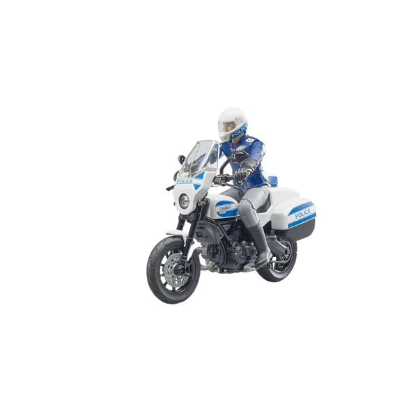 Bruder 62731 Ducati Police Motorbike Toy with Policeman