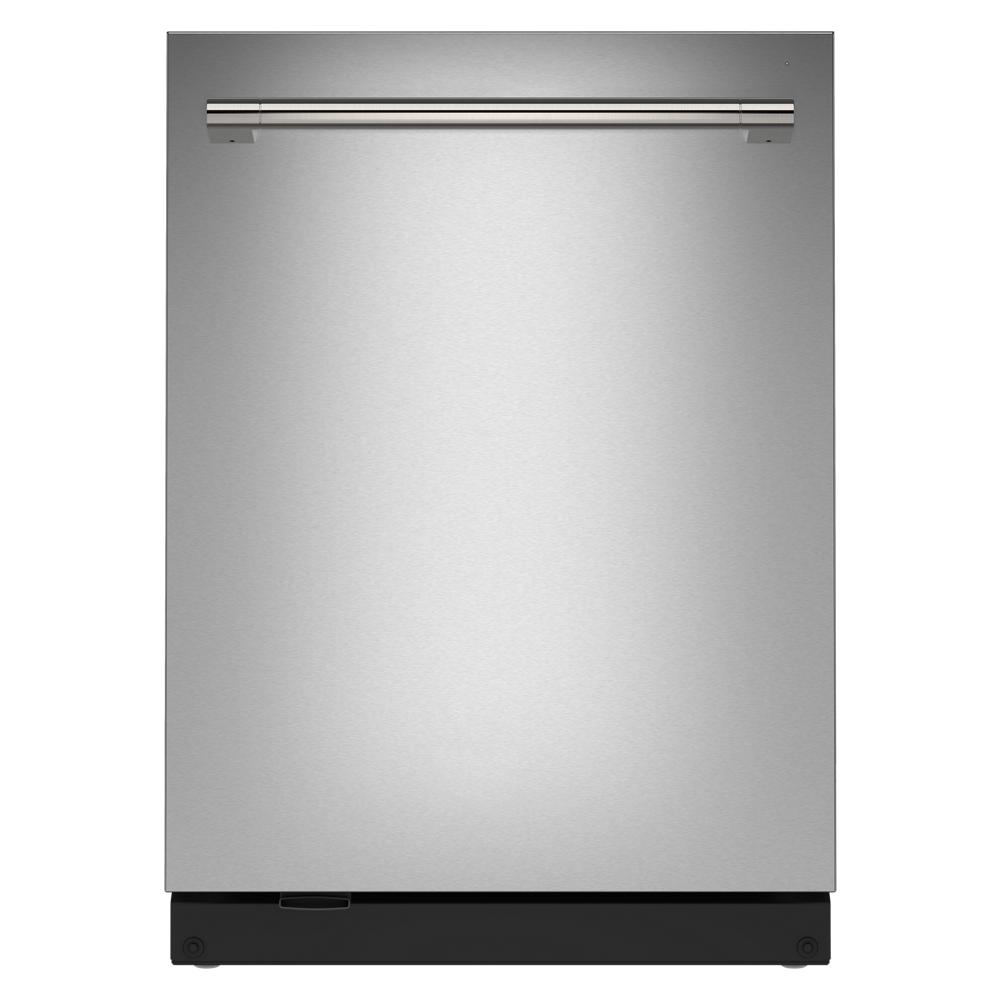 Stainless steel front panel of a 24-inch top control dishwasher in Kitchen & Kitchenware collection at Hartville Hardware