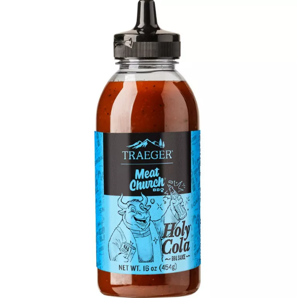 Traeger x Meat Church Holy Cola BBQ Sauce, 16 oz