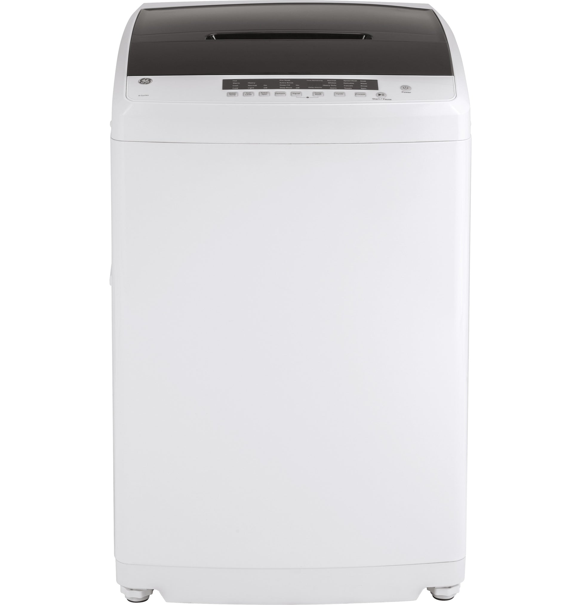 Top-load compact washer with digital control panel, stainless steel basket, part of Washers & Dryers collection