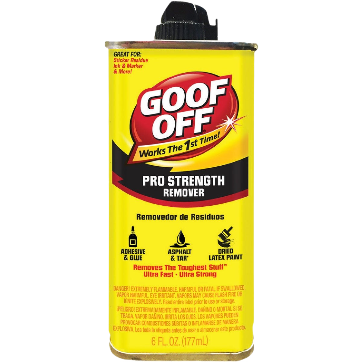 Can of Goof Off Pro Strength remover for tough stains in Paint & Supplies and Home Improvement collections
