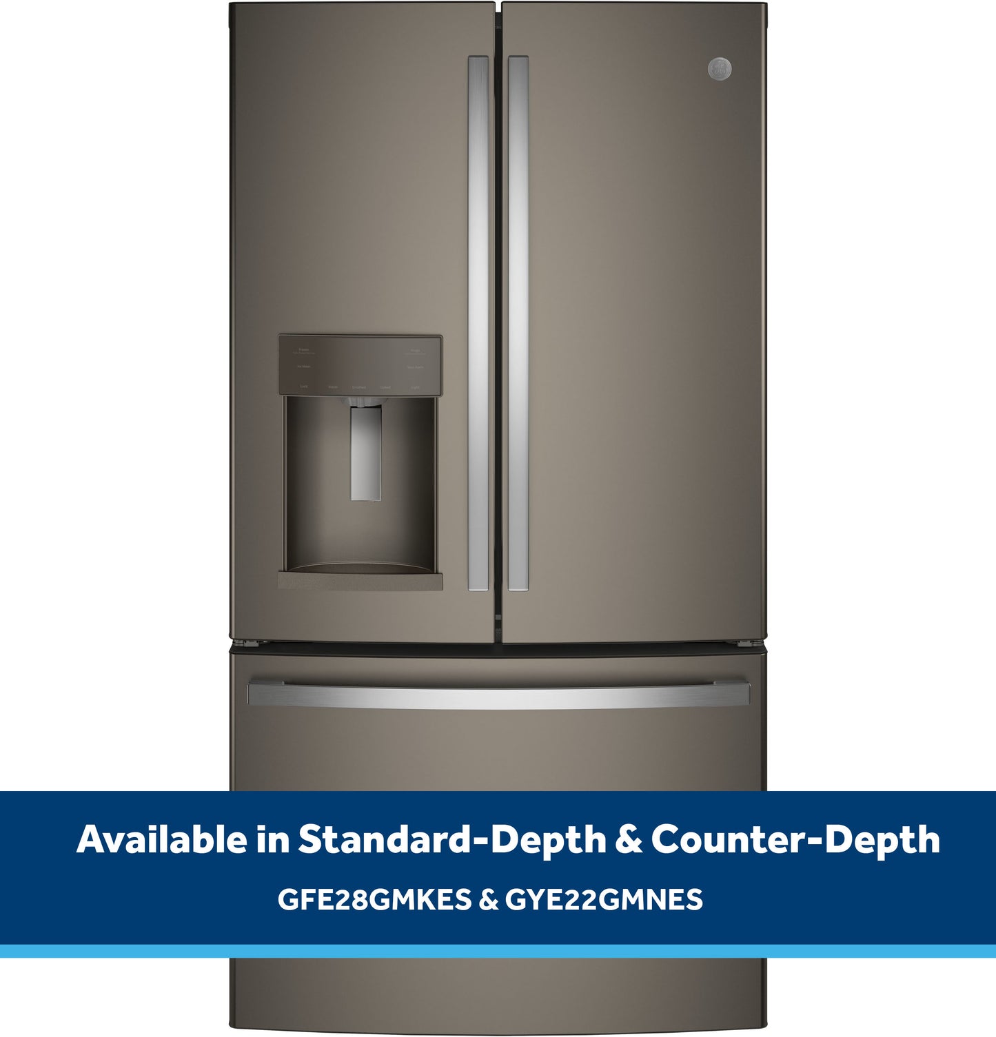GE® ENERGY STAR® 22.1 Cu. Ft. Counter-Depth French-Door Refrigerator