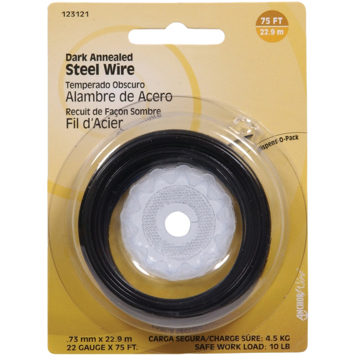 Dark annealed steel wire spool for hardware and fasteners, ideal for home improvement and DIY projects under $50 collections
