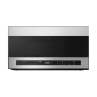 Stainless steel smart microwave with black glass front and digital touch controls in Microwaves and Kitchen & Kitchenware collections