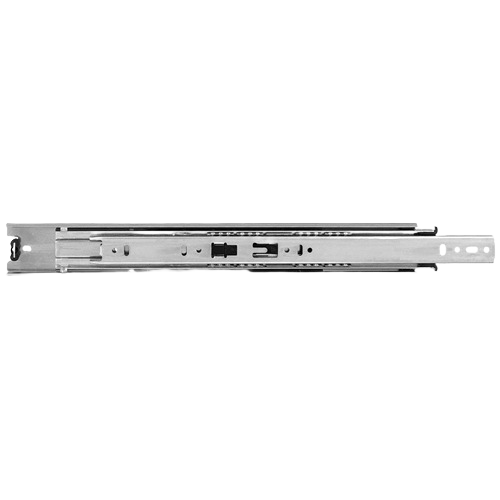 10-inch metal drawer slide with full extension, part of cabinet and furniture hardware for home improvement projects
