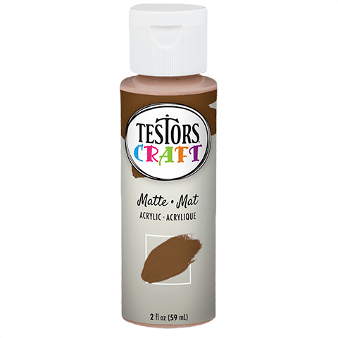 Matte brown acrylic craft paint bottle for specialty paint and paint supplies under $50 collections