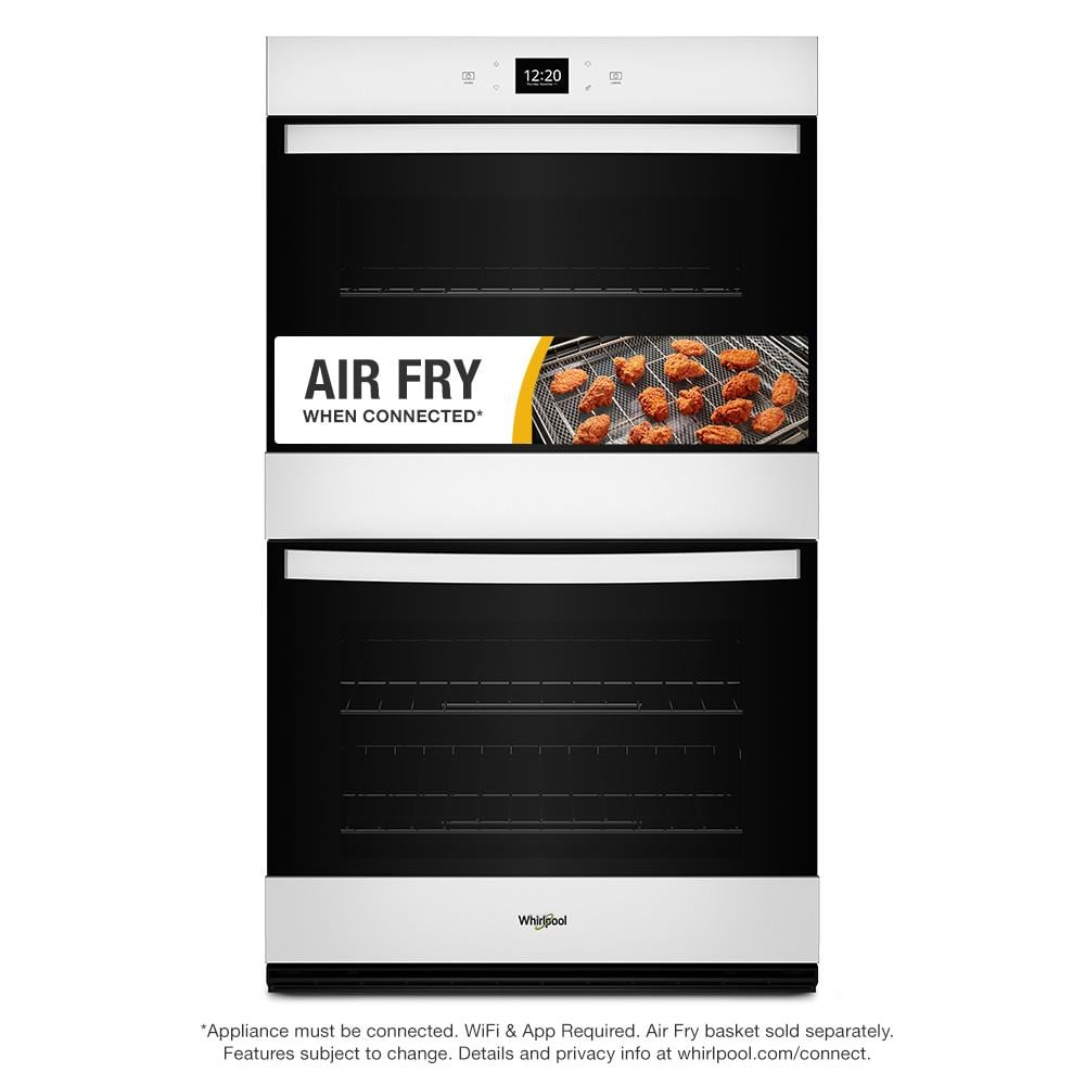 8.6 Total Cu. Ft. Double Wall Oven with Air Fry When Connected