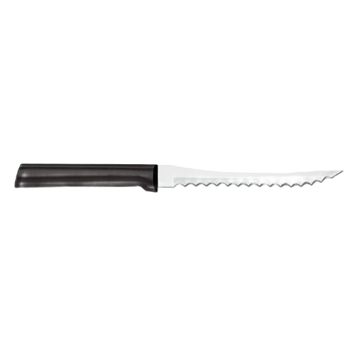 Serrated blade tomato slicer with black handle in kitchen utensils and cooking tools under $50 collection