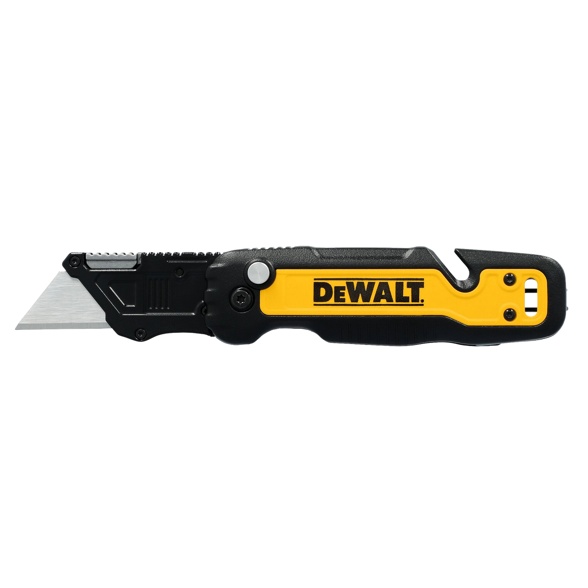 DEWALT Push and Flip Folding Utility Knife w/Storage