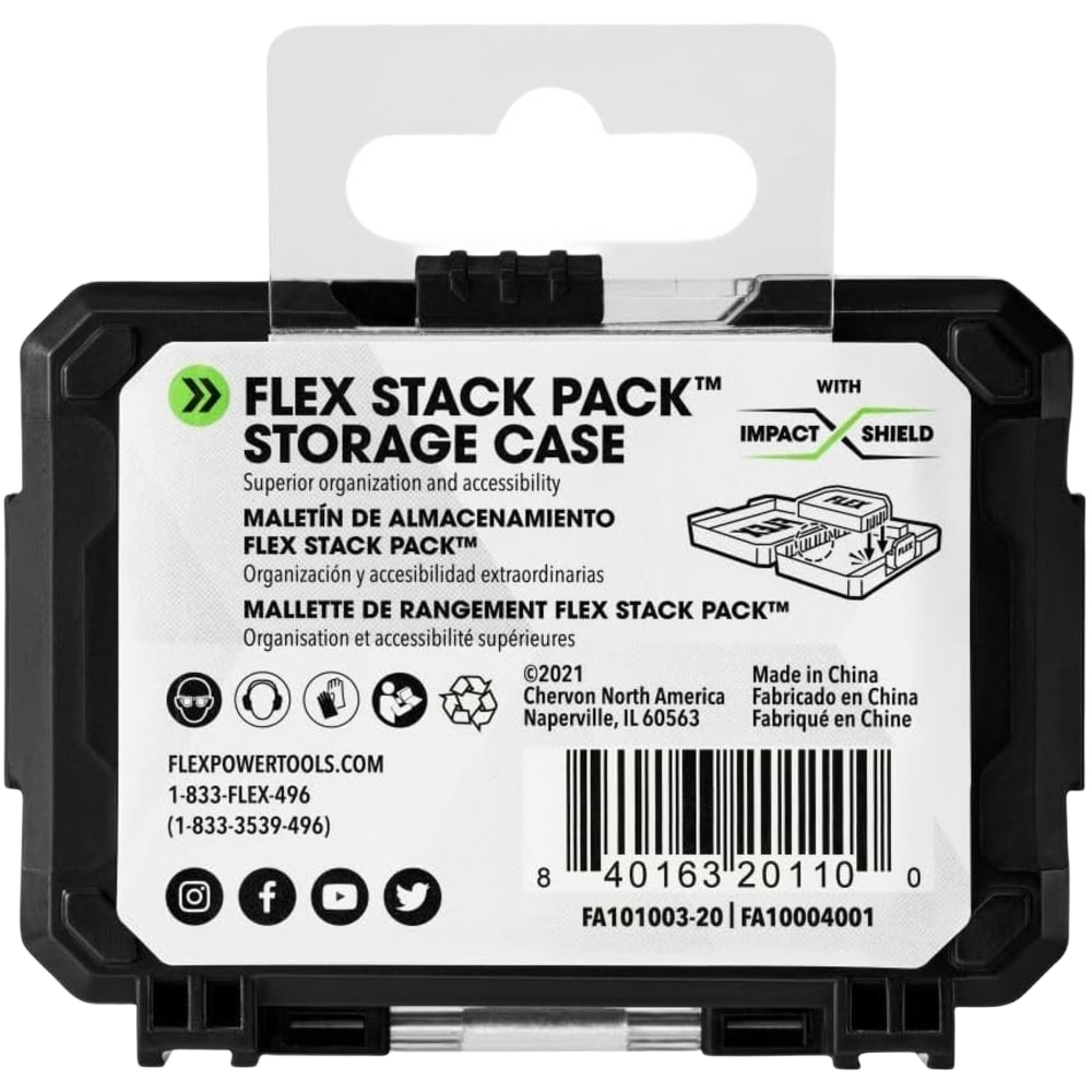 FLEX Impacks 20-Pc. 1" SQ2 Impact Driver Bits