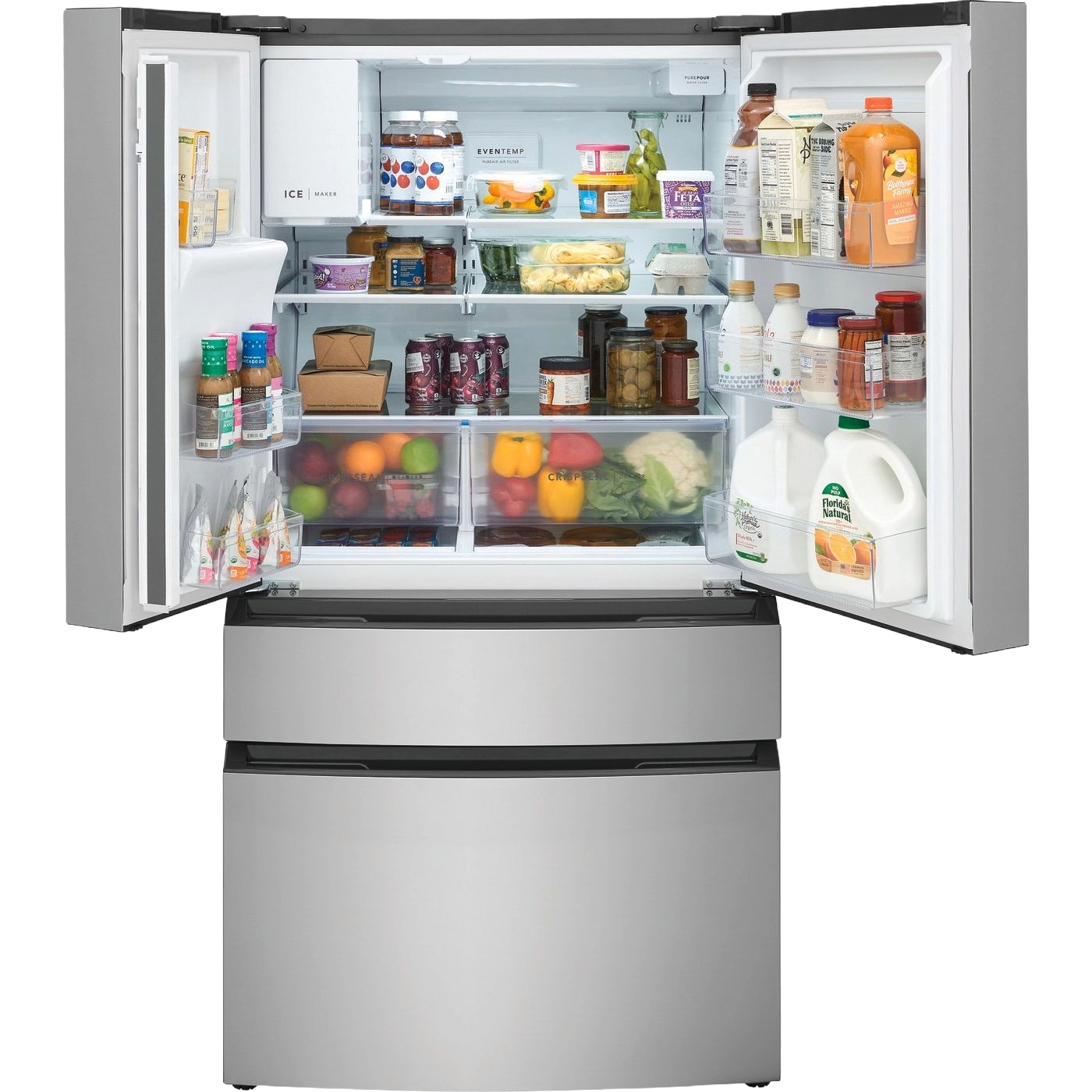 26 Cu. Ft. Standard-Depth 4-Door French Door Refrigerator