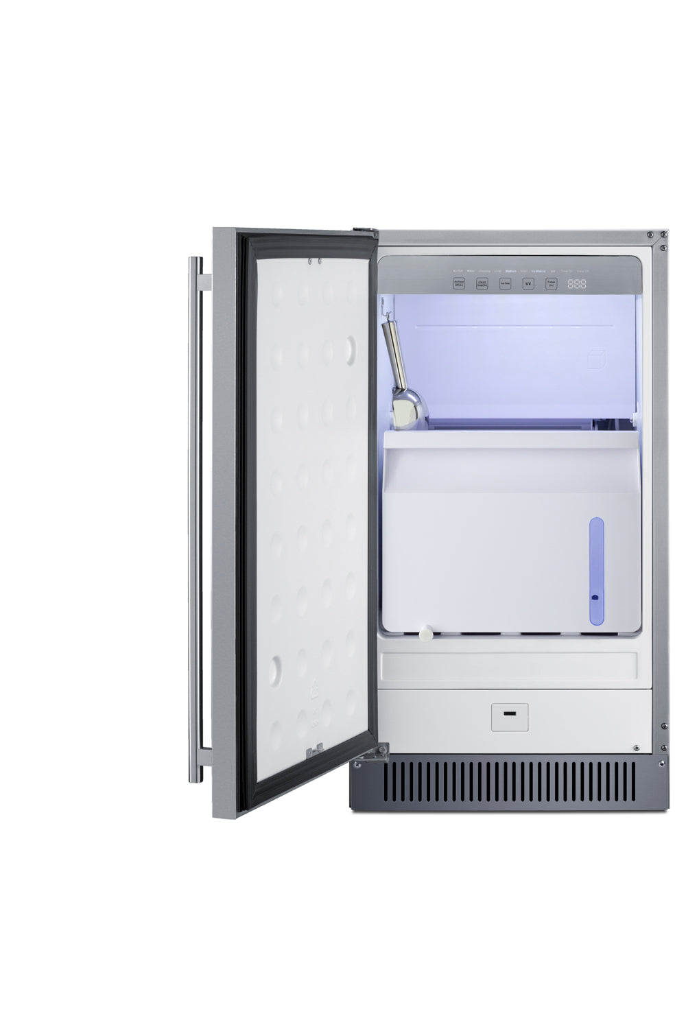 18" Wide Clear Icemaker, ADA Compliant