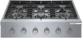 800 Series, Gas Rangetop, 36 ", Stainless steel
