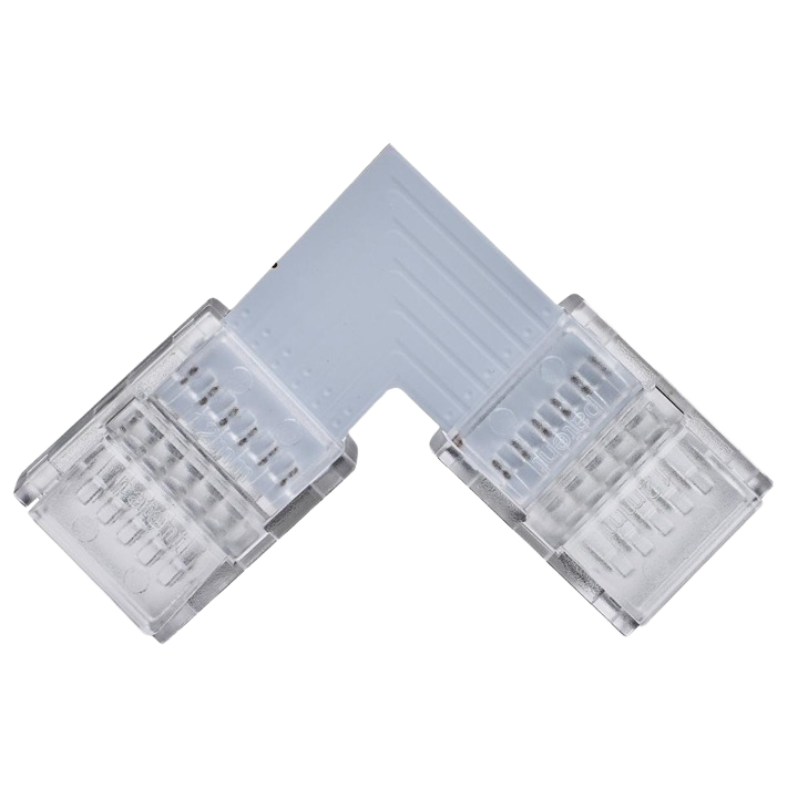 Clear L-shaped tape connector for lighting and electrical setups in home improvement projects under $50 tools collection