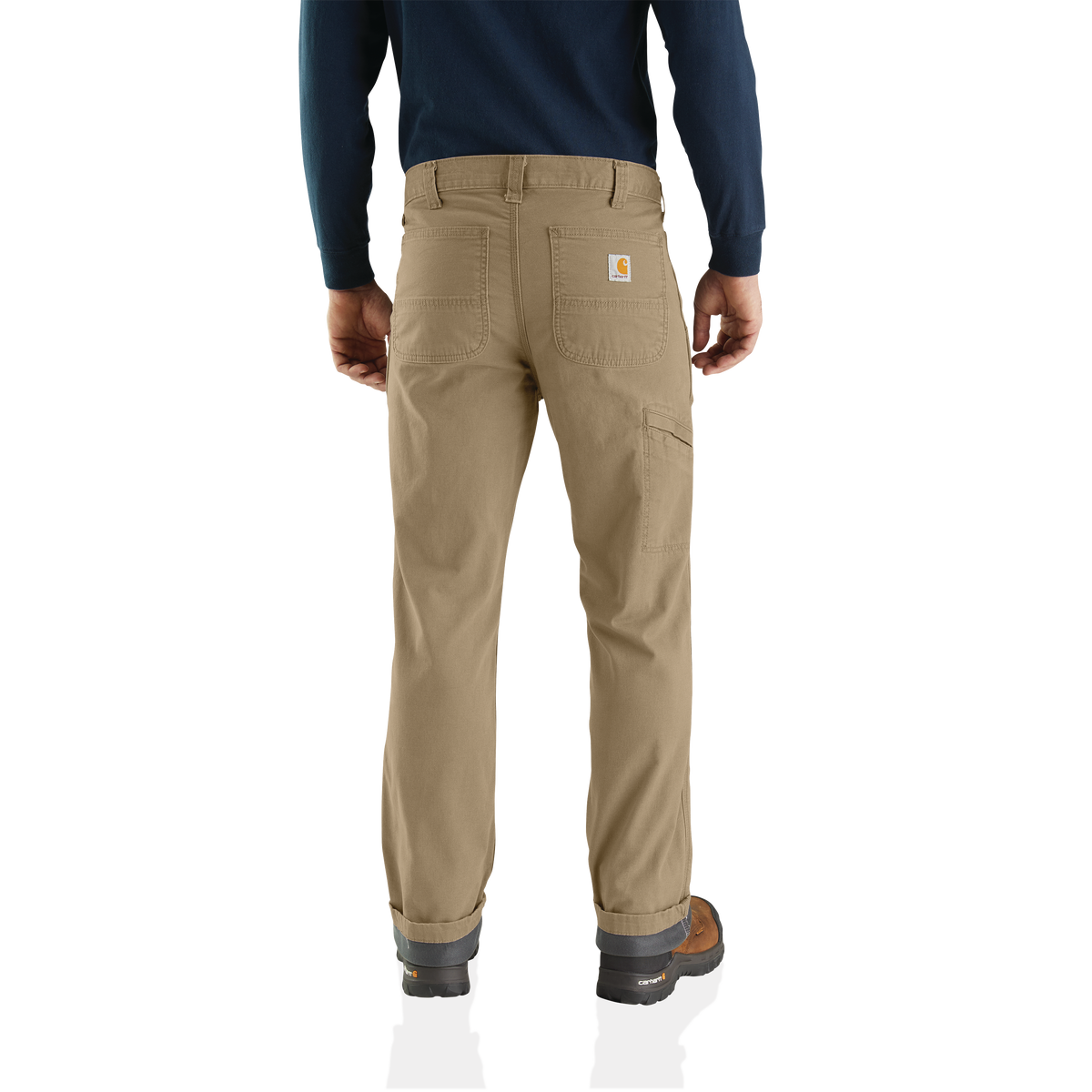 Carhartt Relaxed Straight Rigby Lined Dungaree - Dark Khaki, 40x34