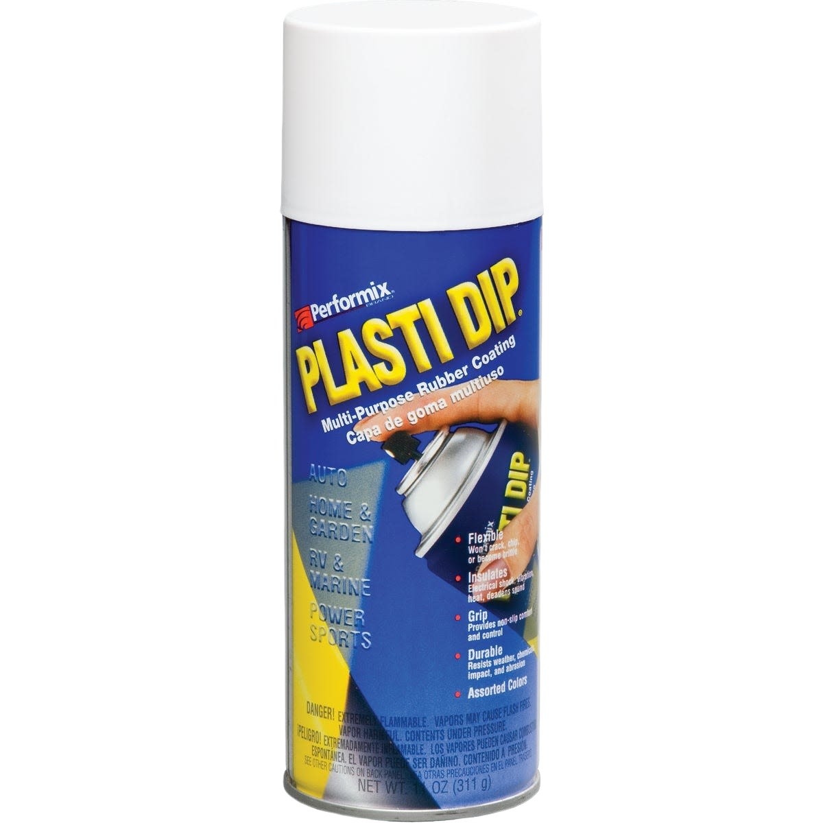 Performix Plasti Dip rubber coating spray can in white, part of Spray Paint and Home Improvement tools under $50 collection