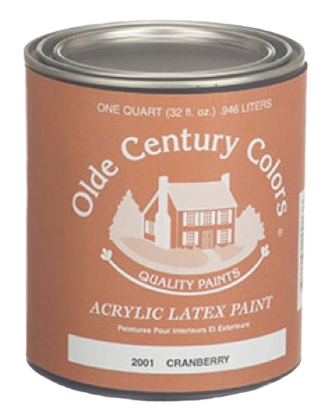 One quart container of cranberry acrylic latex paint in specialty paint and home improvement collections under 50 dollars