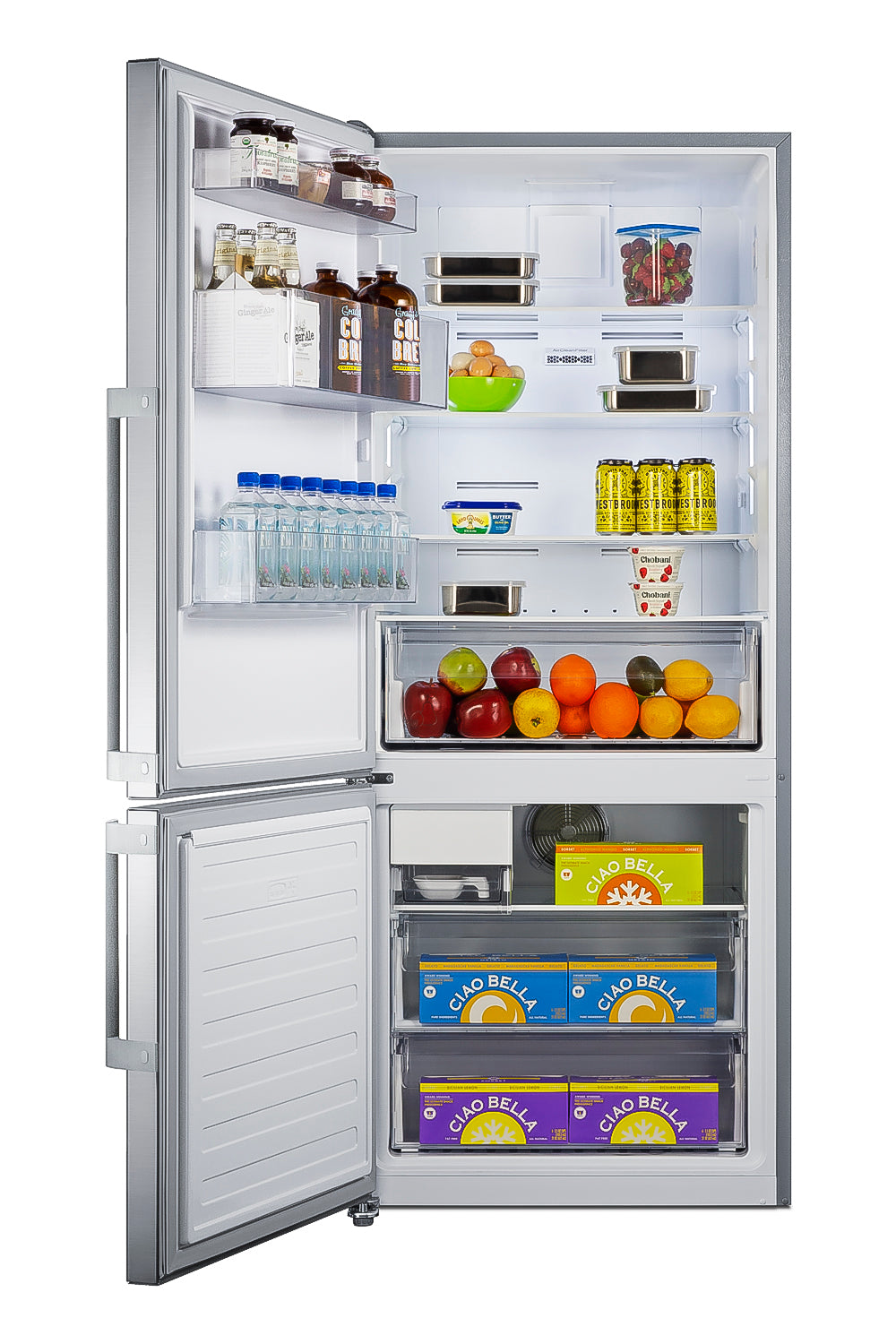 28" Wide Bottom Freezer Refrigerator