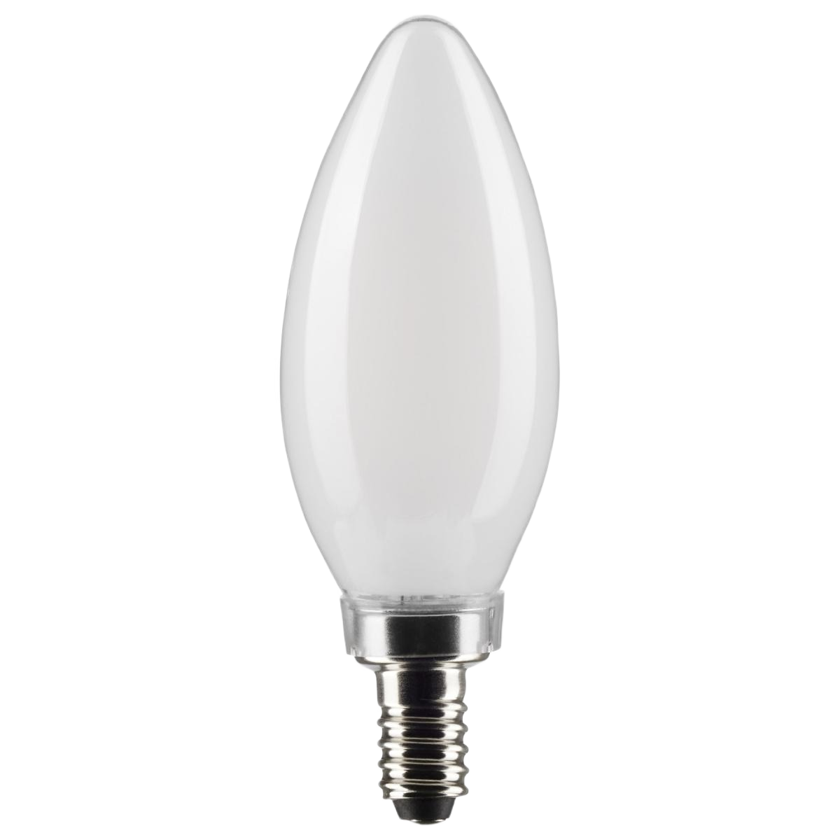 Frosted B11 LED candelabra bulb with 5.5 watt power for energy-efficient lighting in home improvement projects