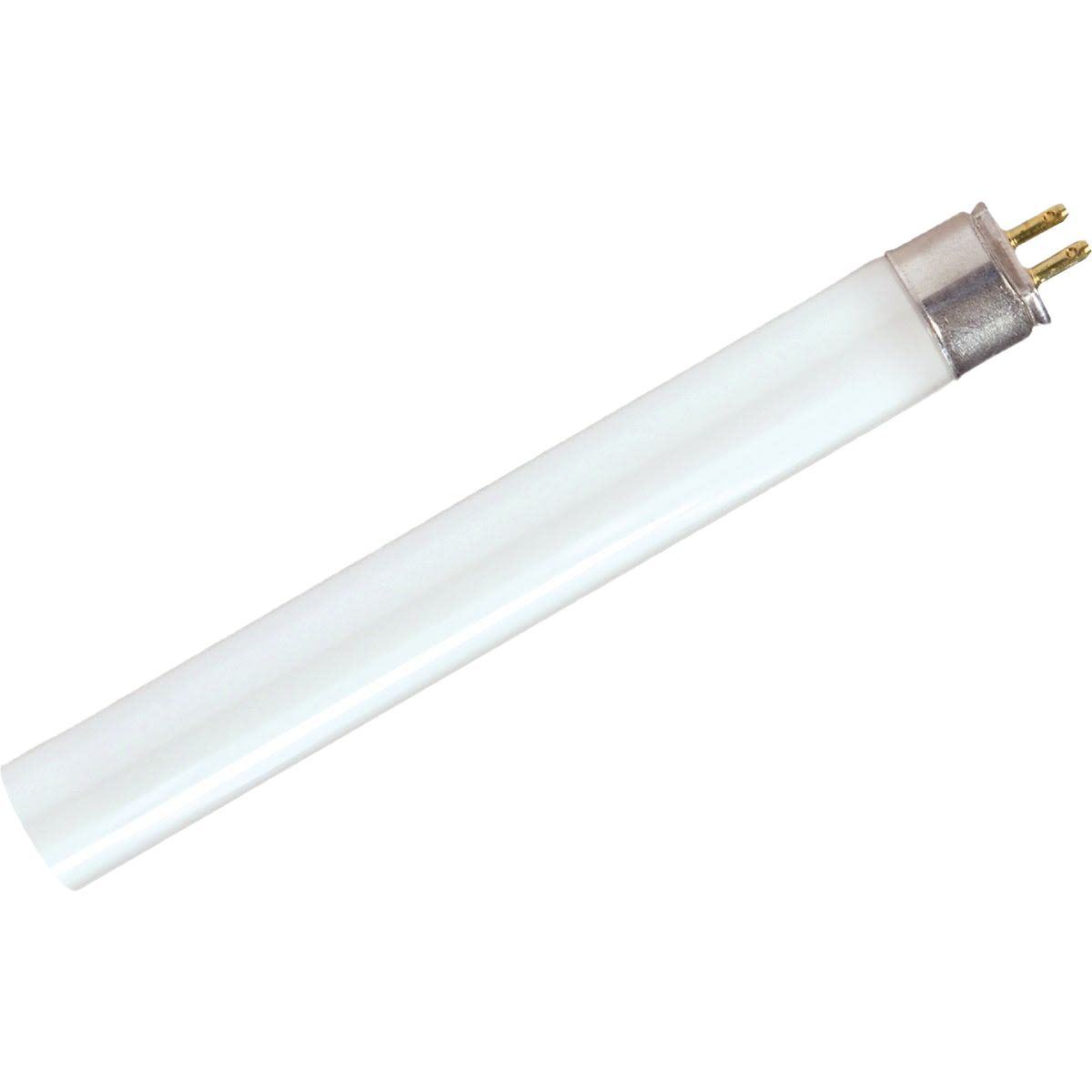 Compact T5 miniature bi-pin fluorescent tube light bulb for energy-efficient indoor lighting and home improvement projects