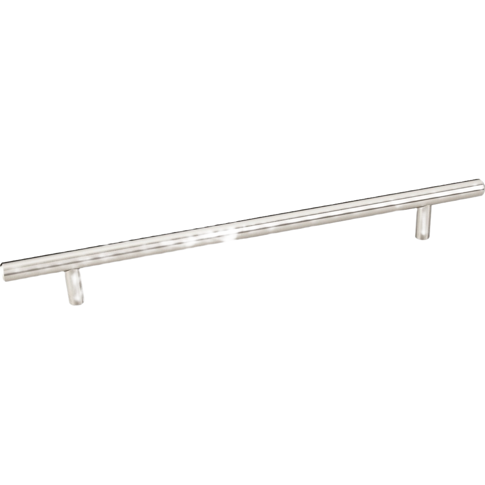 Satin nickel finished 224mm bar pull with sleek modern design for cabinet and furniture hardware collections under $50