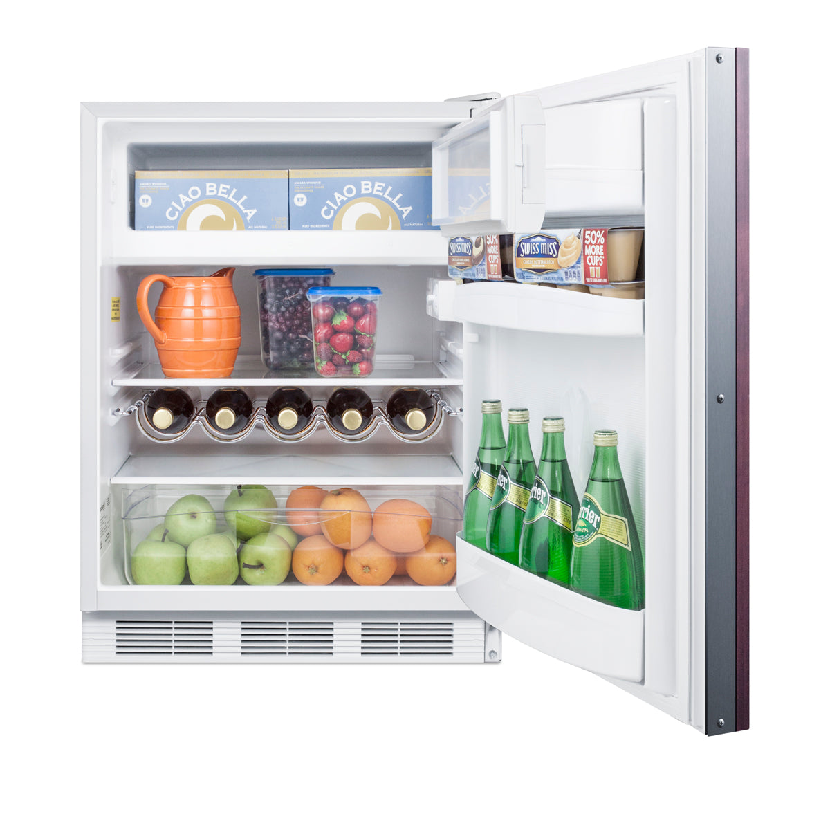 24" Wide Refrigerator-Freezer, ADA Compliant (Panel Not Included)