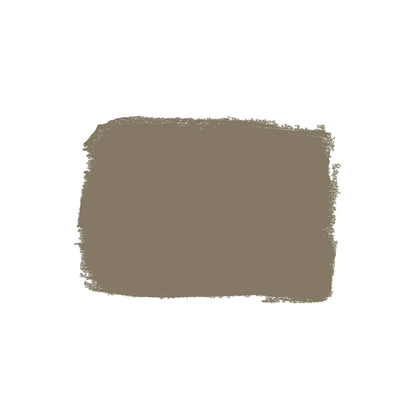 Swatch of muted greenish-silver Olde Pewter acrylic latex paint from Specialty Paint and Paint & Supplies collections