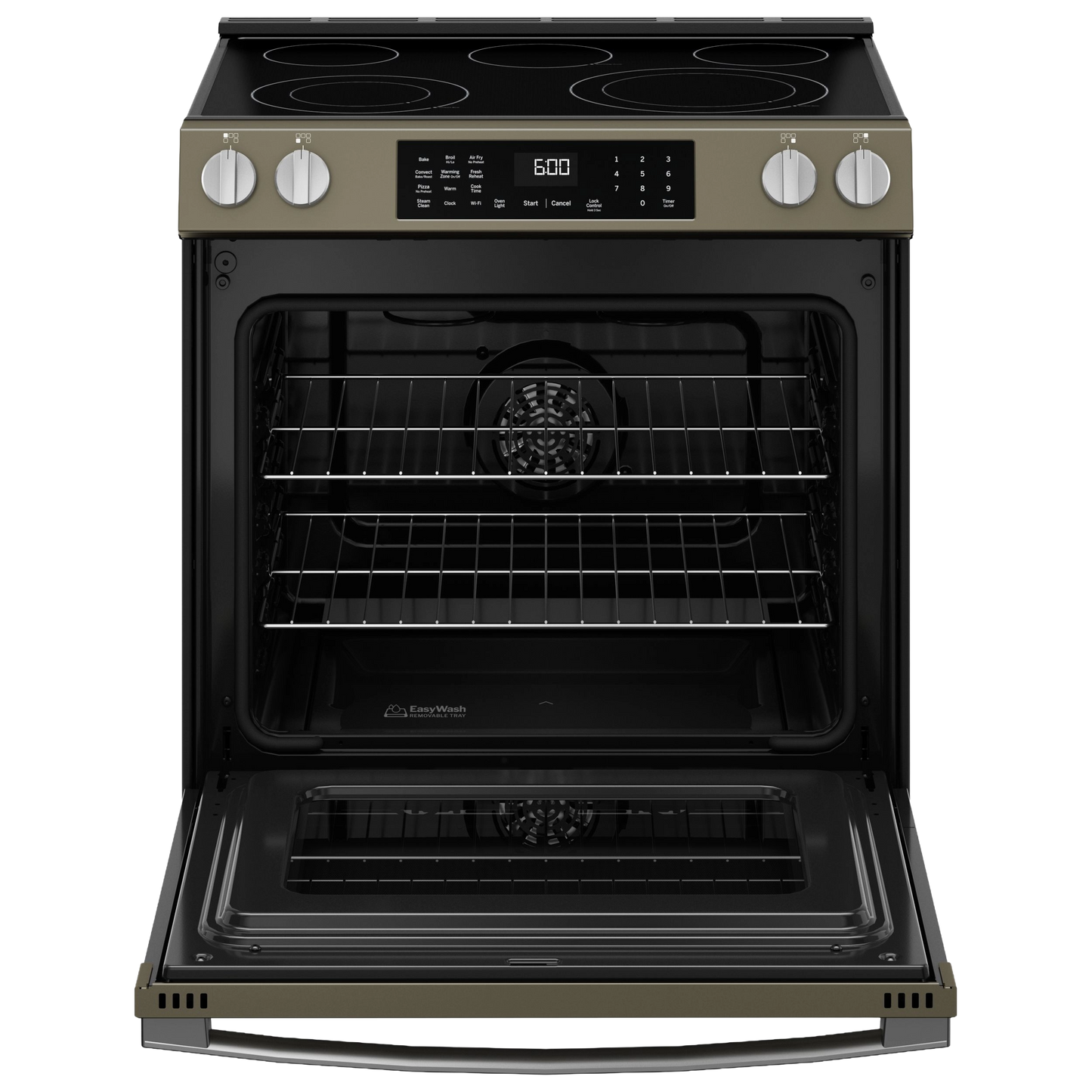 GE® ENERGY STAR® 30" Slide-In Electric Convection Range with No Preheat Air Fry and EasyWash™ Oven Tray