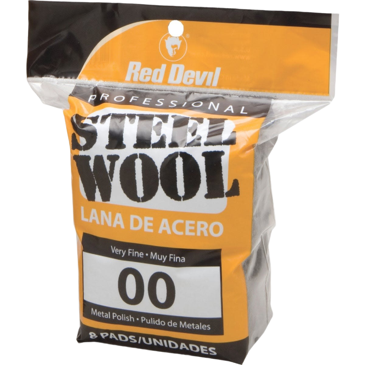 Package of 8 Red Devil very fine steel wool pads for metal polish in Paint Sprayers and Paint & Supplies collections