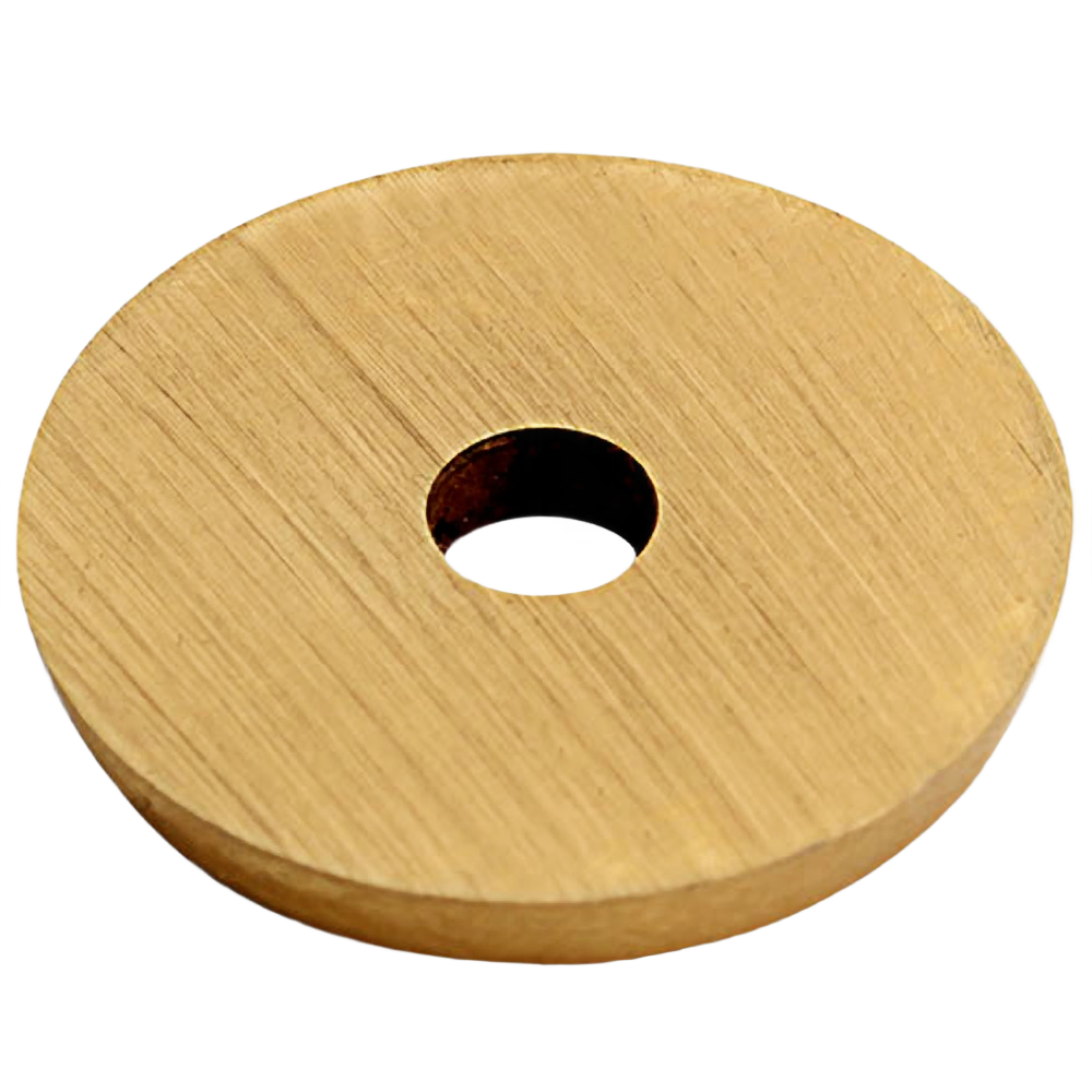 Round wooden cutting disc with central hole for woodworking tools in Robert Sorby and home improvement collections under $50