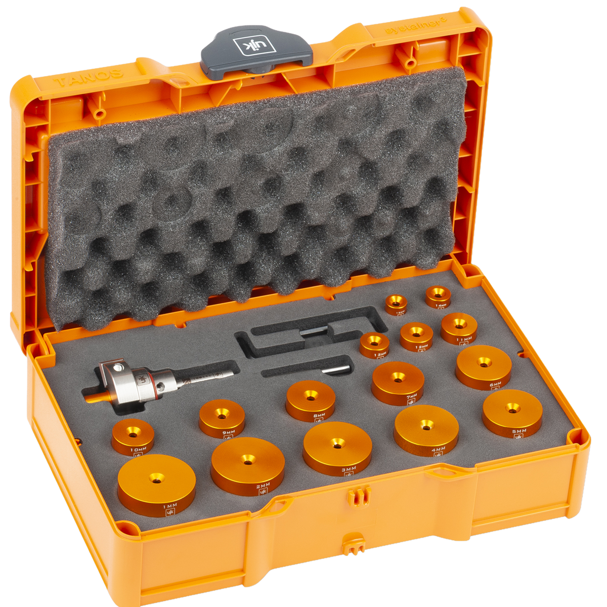 UJK 2 Wing Rebate Cutter 8mm & Metric Collars