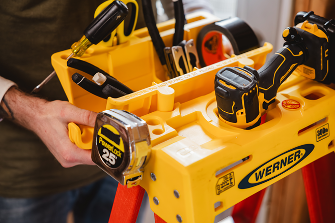 Werner Lock-In Ladder Job Caddy