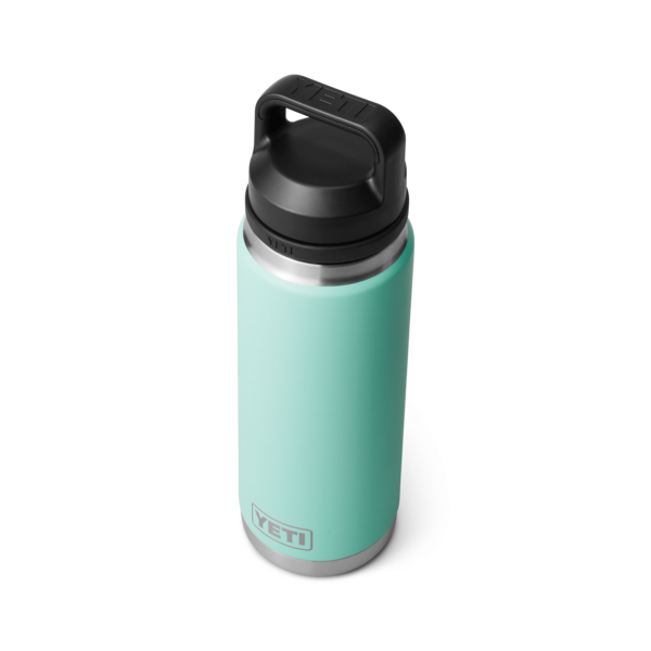 Mint green stainless steel 26 oz insulated bottle with black chug cap, part of Drinkware and Kitchen & Kitchenware collections under $100