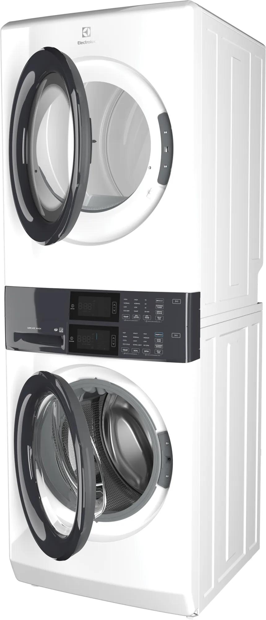 Laundry Tower Single Unit Front Load 4.4 Cu. Ft. Washer & 8 Cu. Ft. Gas Dryer