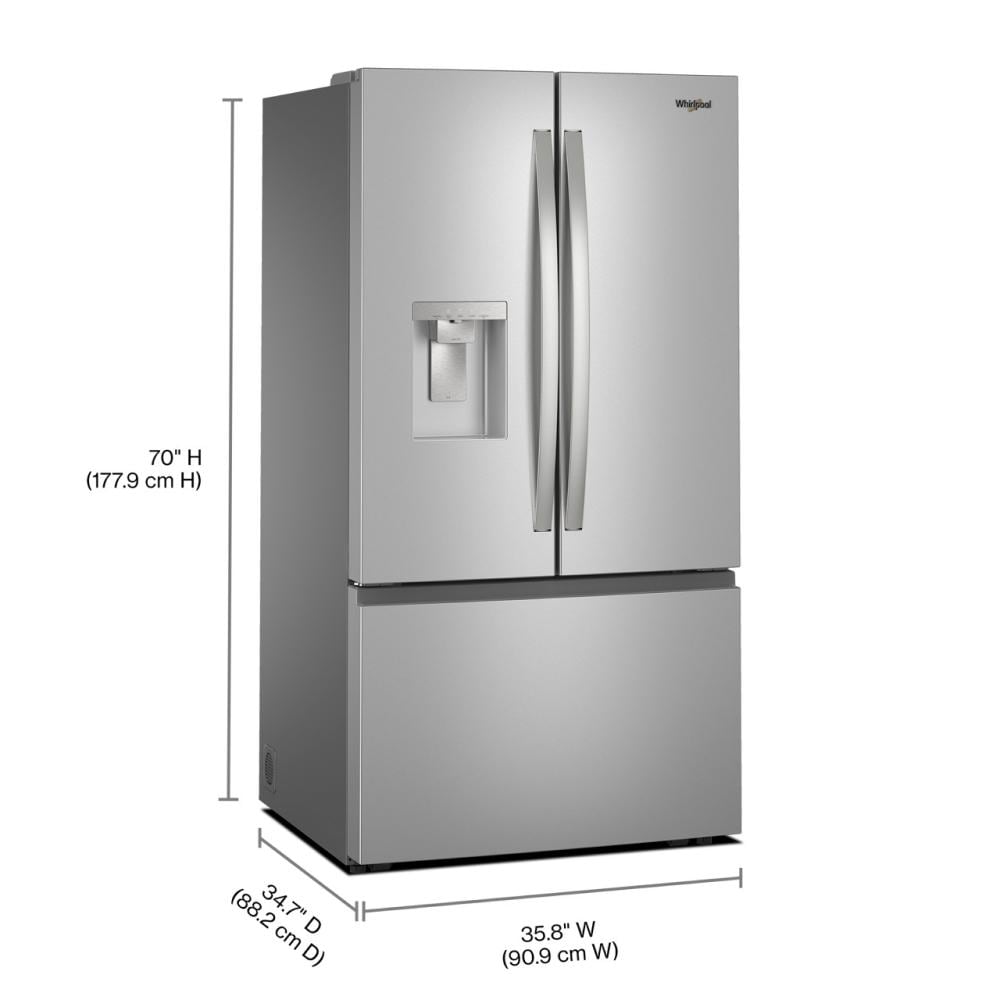 36-Inch French Door Refrigerator with Dual Ice Makers - 30 cu. ft.