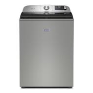 Stainless steel smart top load washer with control panel, Power agitator, and deep fill option in washer appliances collection