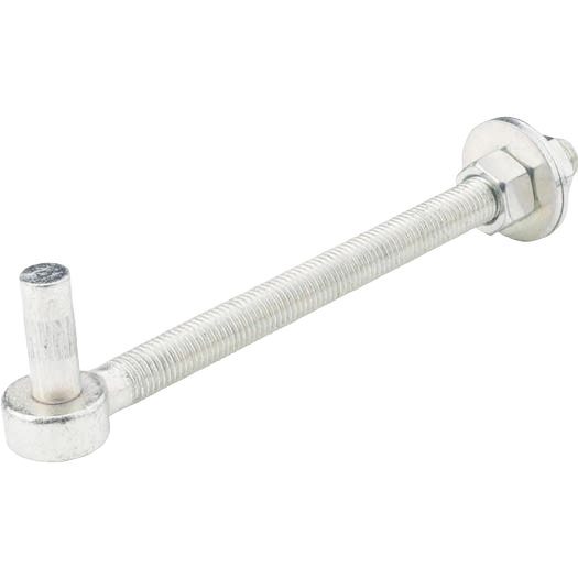 Zinc-plated adjustable bolt hook with threaded shaft for gate correction in door and hardware accessories under $50.
