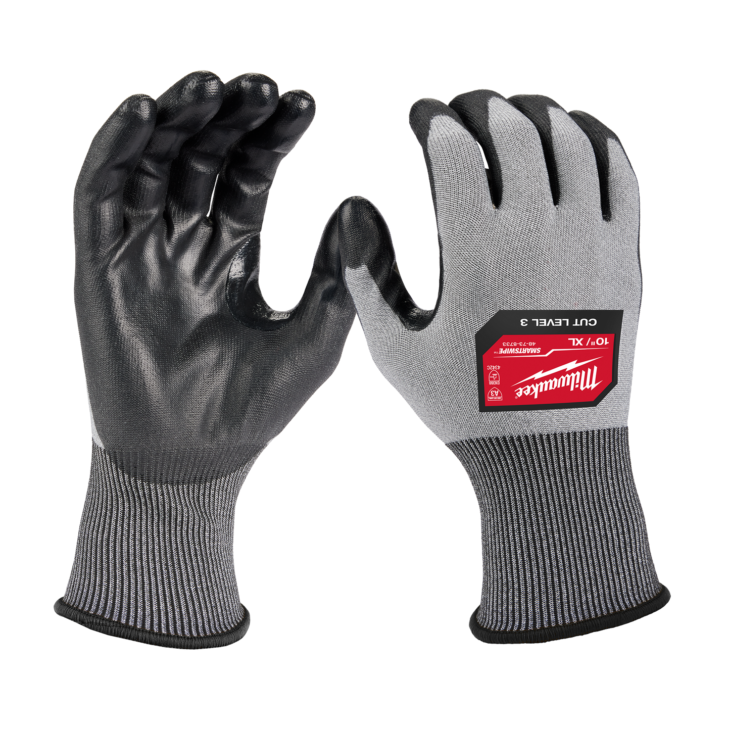 Milwaukee Cut Level 3 High Dexterity Polyurethane Dipped Gloves - XL