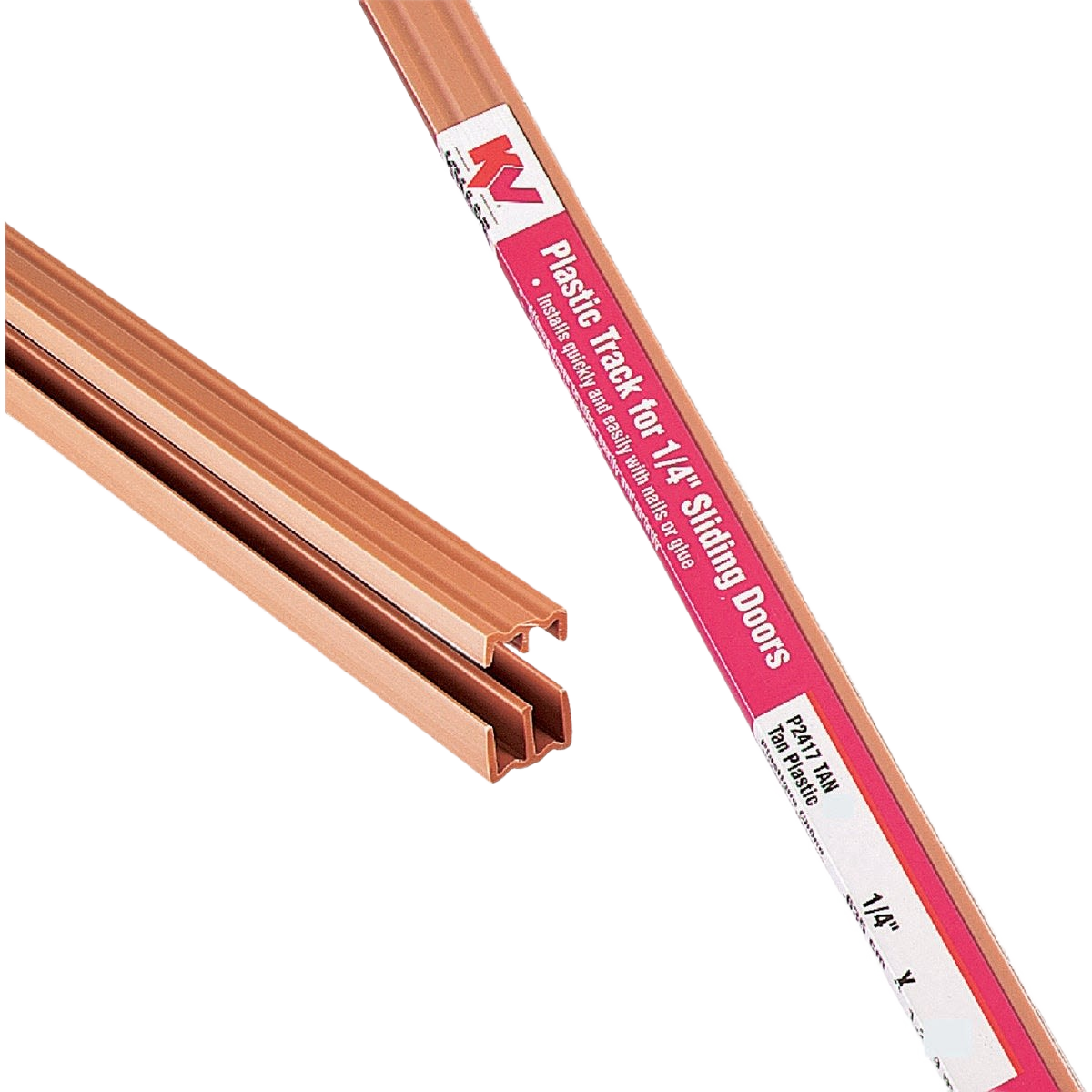 Plastic sliding door track and guide set for 1/4 inch doors, part of storage and shelving accessories under $50 collection